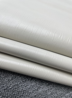 E746进口头层白色羊皮手感微软厚度1mm