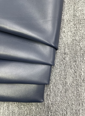 H461厚度1.1mm进口羊皮深蓝色纳帕羊皮手感微软（4张）