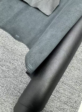 A776进口纯黑色全粒面自然摔纹皮面有点原始伤疤27平方英尺*8=216