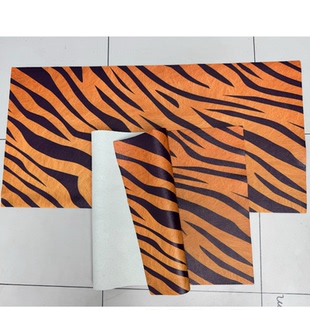 头层真皮牛皮老虎花纹30*60cm 厚度1.5mm手感适中 可以做包、鞋面