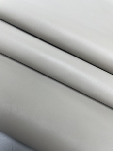 E1229进口头层米色羊皮手感柔软厚度1mm