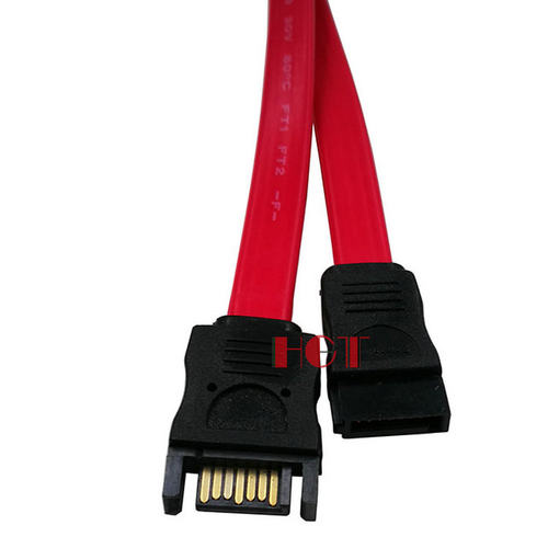 SATA公对母数据线 串口延长线 50CM SATA数据线延长线 SATA 7pin