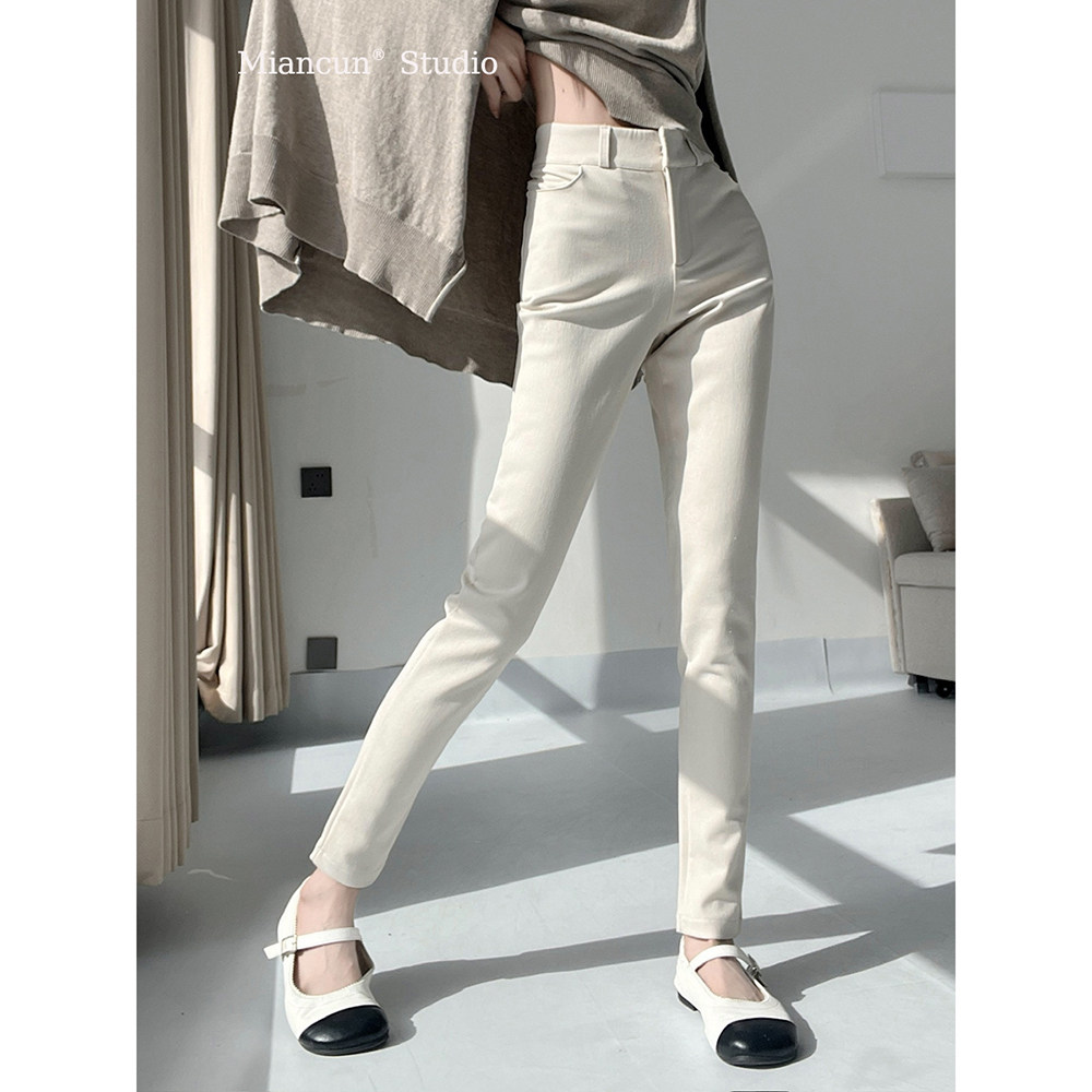 韩女日常穿搭休闲小脚裤基础款高腰弹力紧身显瘦西裤铅笔九分裤,女装/女士精品,休闲裤,淘宝优惠券,粉丝福利购,淘宝优惠卷