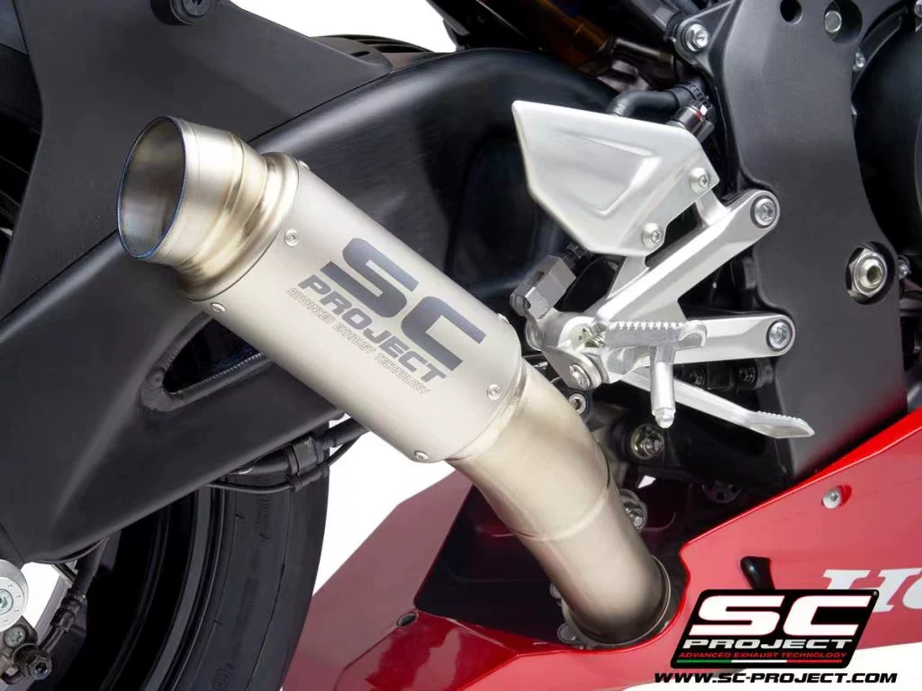 Италия SC подходит для Honda CBR1000RR-R титановые выхлопные трубы модификация GP-70 углеродистая волокнистая хвостовая секция