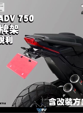德国DIMOTIV 适用本田XADV750 后牌照支架总成改装 短尾LED方向灯