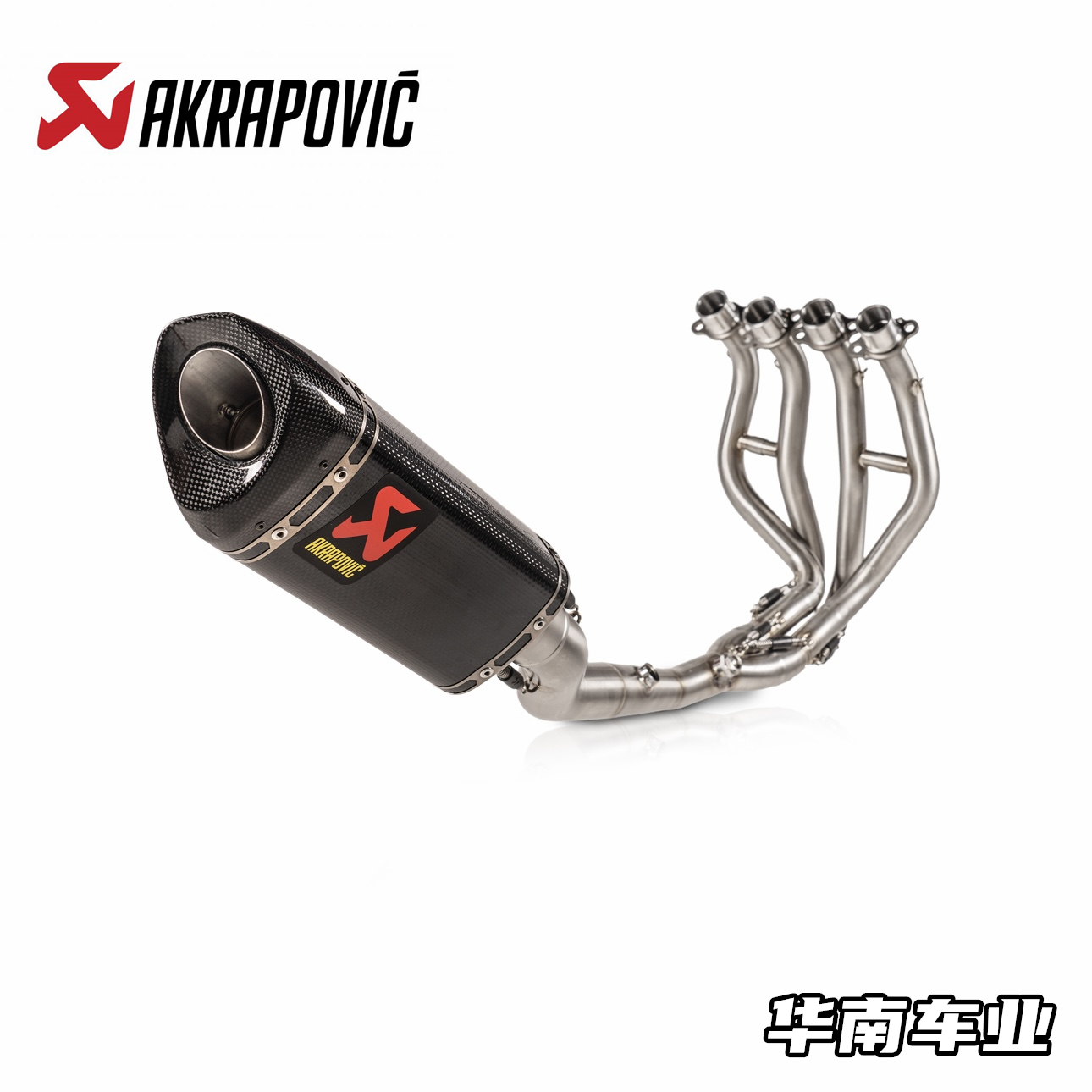 Akrapovic 适用新款川崎ZX-4R/RR改装天蝎全段排气管 碳纤维尾段