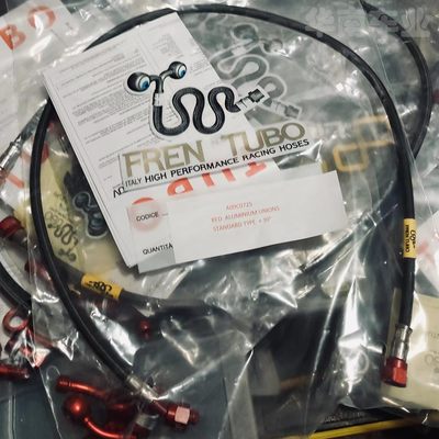 杜卡迪V4街霸改装碳纤维刹车油管