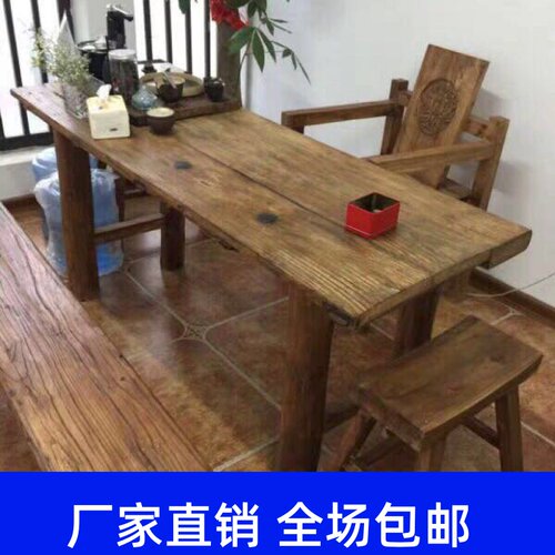 复古怀旧原木风化民俗定制门板