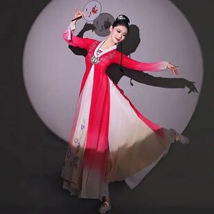 新款古典舞表演服成人桃李杯舞蹈演出服湘云飞同款服装中国风艺考