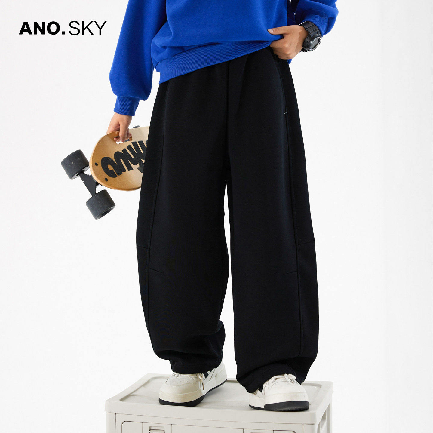 anothersky男童春秋黑色
