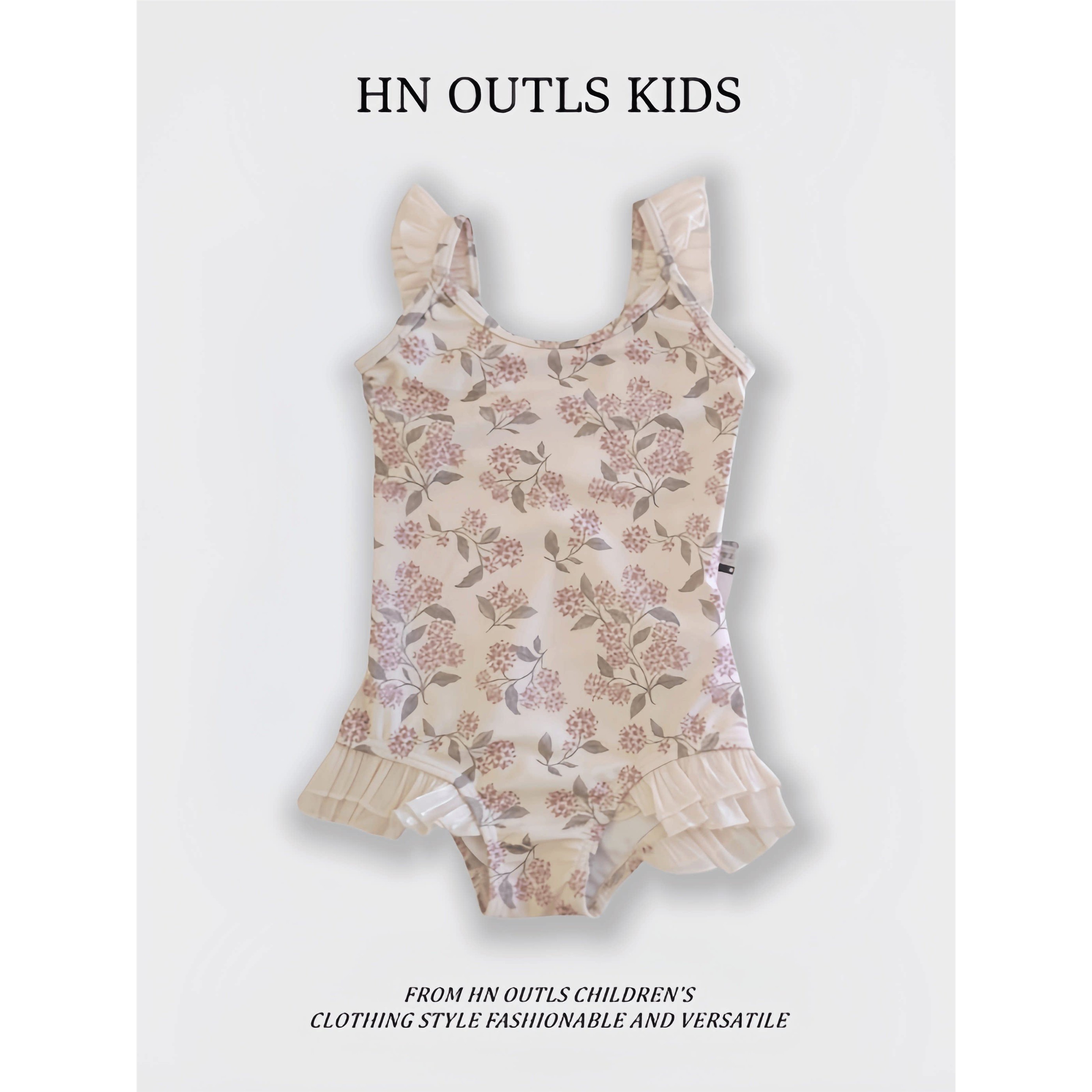 HNOUTLS女童连身泳衣202