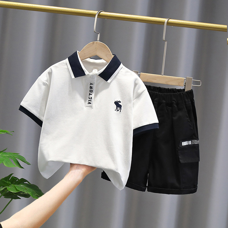 法国slpki男童夏季套装