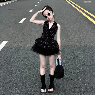 法国Uamtor女童巨好看公主连衣裙儿童港风裙子2026新款夏季高级感