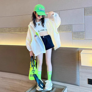 冰丝透气速干冰皮衣夏外套童装 法国Uamtor女童防晒衣夏季 2026新款