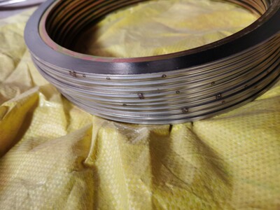 带内环金属缠绕垫片dn200pn40带环缠绕垫 内环凹凸缠绕垫