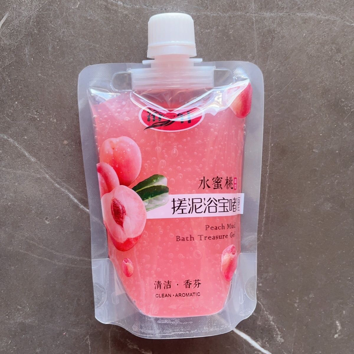 浴之轩搓泥浴宝啫哩美肤搓泥宝全身去角质死皮鸡皮肤搓澡泥200g