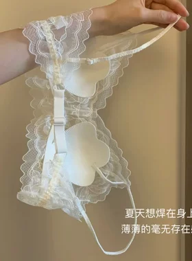 露背好好搭!法式蕾丝内衣女薄款