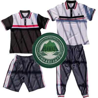 石楼中学新款校服短袖番禺区高中校服夏装短裤夏衣薄长裤加绒外套