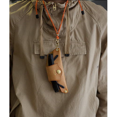 防刮抗压便携软皮可挂男女眼镜包