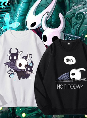 空洞骑士HollowKnight联名游戏周边男女秋冬纯棉圆领卫衣学生衣服