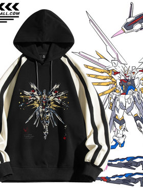 STRICT-G JAPAN 机动战士高达SEED FREEDOM连帽卫衣外套男女上衣