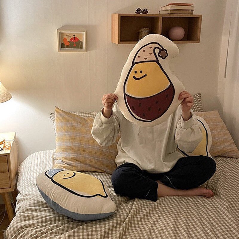 小众可爱韩国ins柠檬抱枕沙发床飘窗抱枕红薯靠枕床上靠垫午睡枕