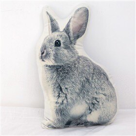 日本软体小兔子抱枕 家居沙发儿童房装饰靠枕创意动物抱枕少女心