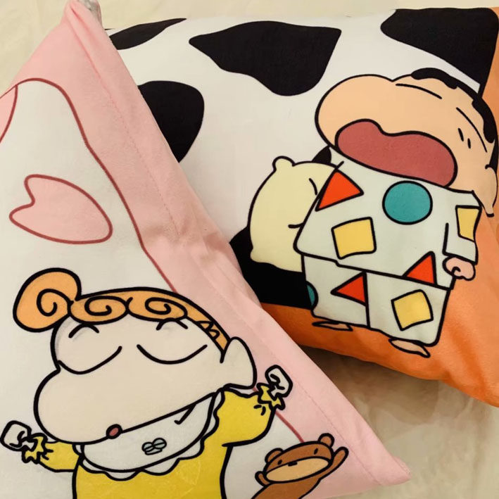 卡通蜡笔小新/小葵枕套单人学生宿舍枕头套儿童男孩女孩枕头罩子