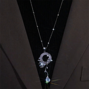 一帘幽梦流苏长款复古毛衣链简约气质百搭项链女时尚轻奢秋冬配饰