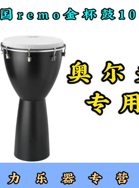 瑞盟remo Advent系列10寸非洲鼓奥尔夫教学金杯鼓DJ-1010-70包邮