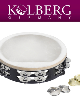 铃鼓kolberg德国原产10/12/14寸古典单双排铜铬镍合金可更换铃片