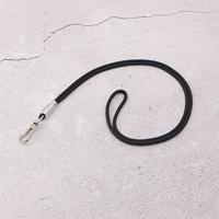 Черная висящая веревка на шее длиной 46 см