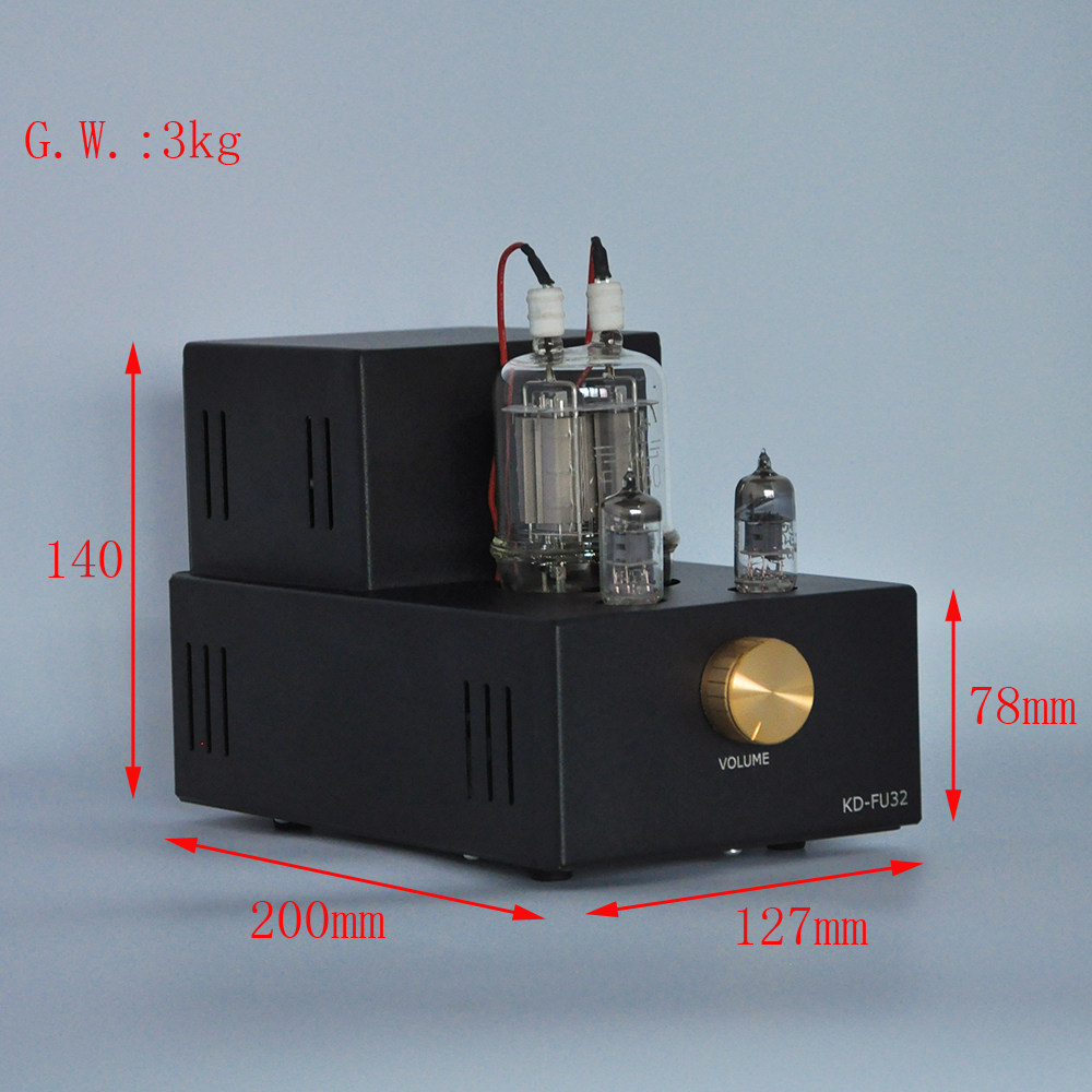 6j1 fu30 单端电子管功放 diy发烧胆机功放 fu32成品机