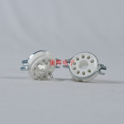 供应瓷质大九脚管座、9脚电子管管座可用于搭棚、EL504/EL519