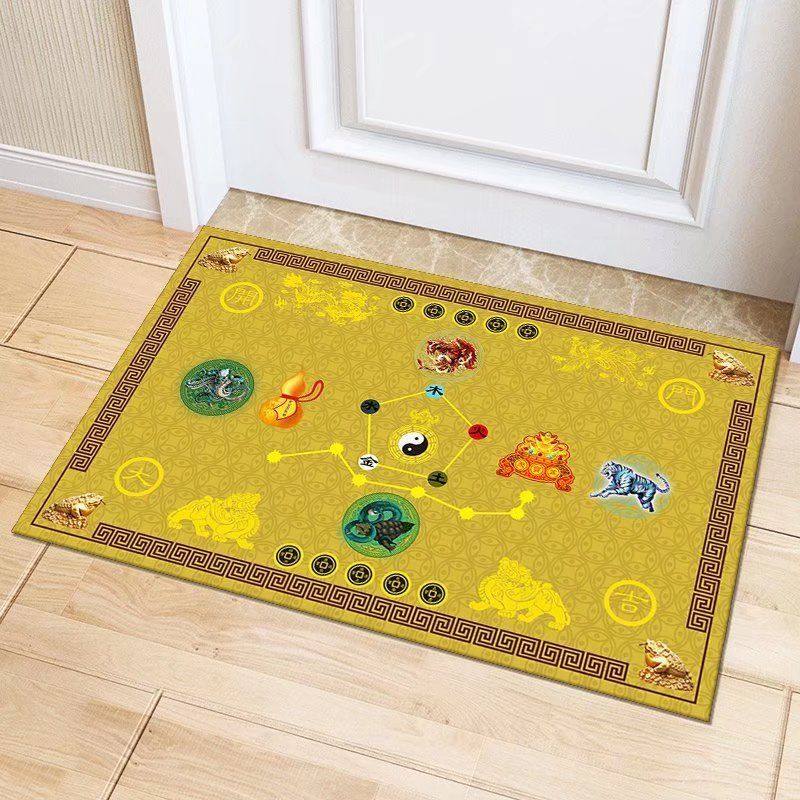 入户门地垫脚垫七星拱月地垫家用进门防滑门垫五帝钱葫芦纳福地垫,居家布艺,入户地垫,淘宝优惠券,粉丝福利购,淘宝优惠卷
