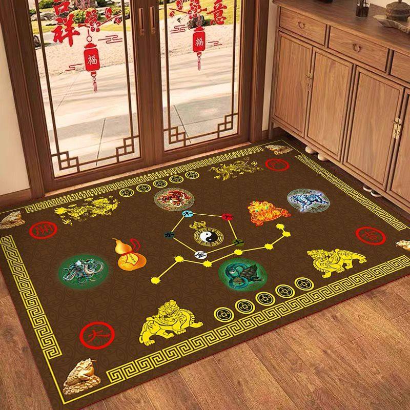2026过年新年用品七星地垫硅藻泥入户防滑脚垫大岁进门口入户门垫,居家布艺,家用脚垫,淘宝优惠券,粉丝福利购,淘宝优惠卷