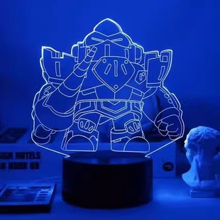 荒野乱斗周边里昂斯派克瑟奇莫提斯手办立牌摆件现货小夜灯礼物