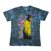 正版 官方现行 T恤b Tupac 2PAC图派克vintage说唱嘻哈扎染乐队短袖