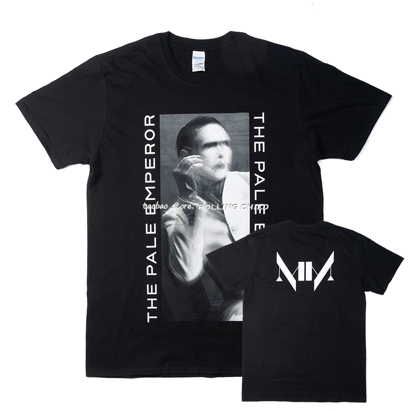 正版marilyn manson玛莉莲曼森vintage摇滚乐队短袖t恤e 官方现行