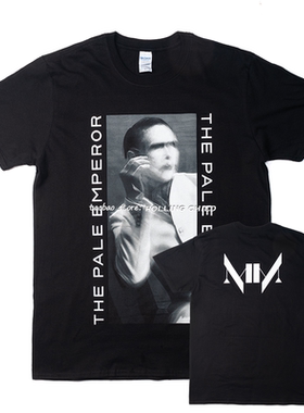 正版Marilyn Manson玛莉莲曼森vintage摇滚乐队短袖T恤e 官方现行