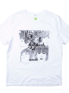 正版The Beatles披头士甲壳虫乐队vintage摇滚短袖T恤v官方现行版