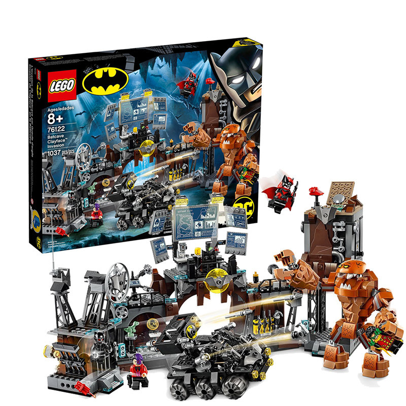 【孩仕宝】玩具模型 乐高积木lego 超级英雄蝙蝠侠泥脸侵袭蝙蝠洞