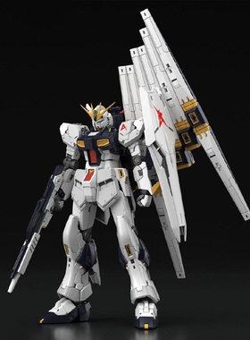 男孩儿童玩具礼物 敢达 RG RX-93 NU V 牛高达 阿姆罗 万代拼装