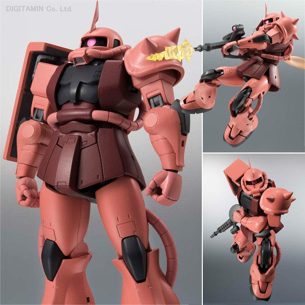 男孩儿童礼物玩具 robot魂 193 gto 高达 红扎古 anime 动画版