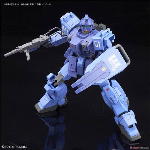 男孩儿童礼物玩具 独角兽高达 HGUC RX-79BD-1 蓝色命运 BD1 EXAM