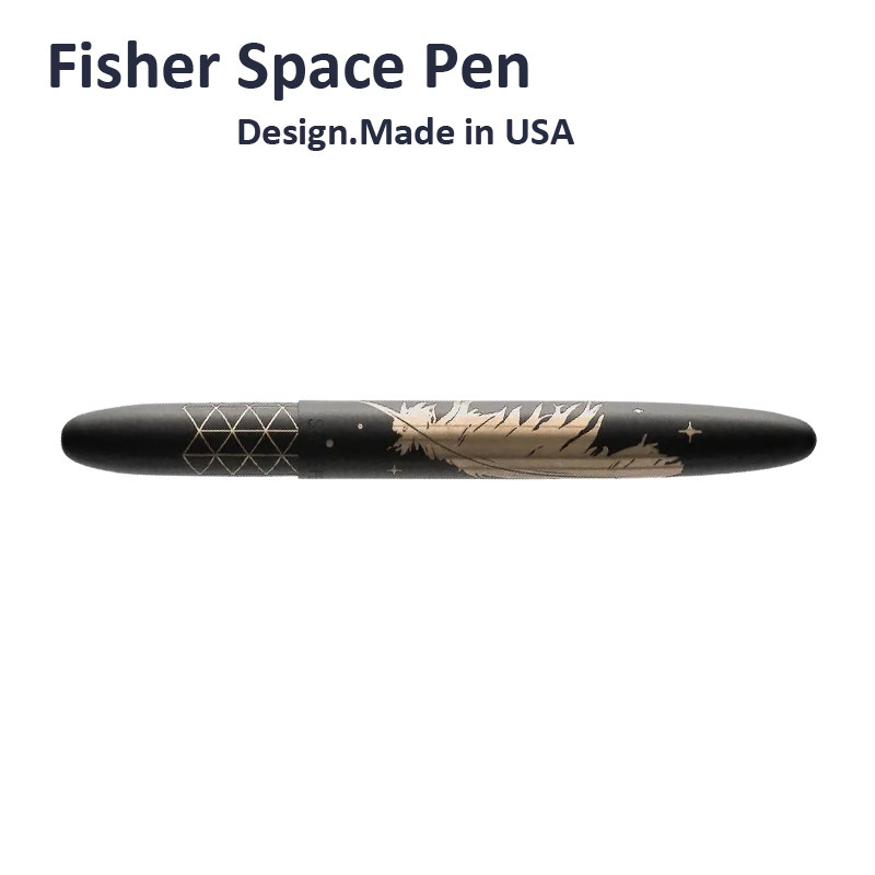 蓝色起源羽毛纪念款美国飞梭太空笔Fisher Space Pen进口圆珠笔