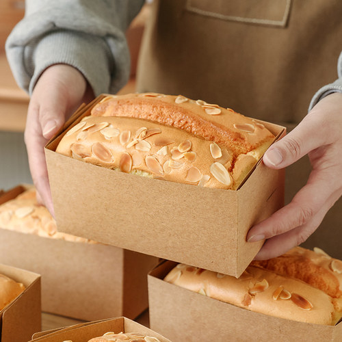 金枕蛋糕纸托包装袋烘焙纸盒模具