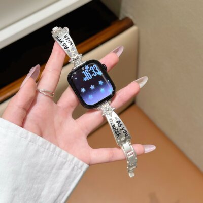 原创许愿星手镯细款表带