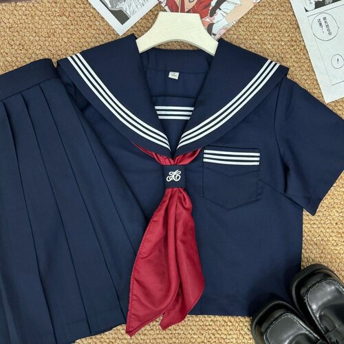 现货批发 新绀三本jk制服套装正版日系中间服基础款水手服女学生