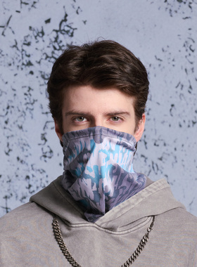 RAIN DOWN ON SHADOW 滑雪骑行户外登山徒步围脖护脸感温变色面罩